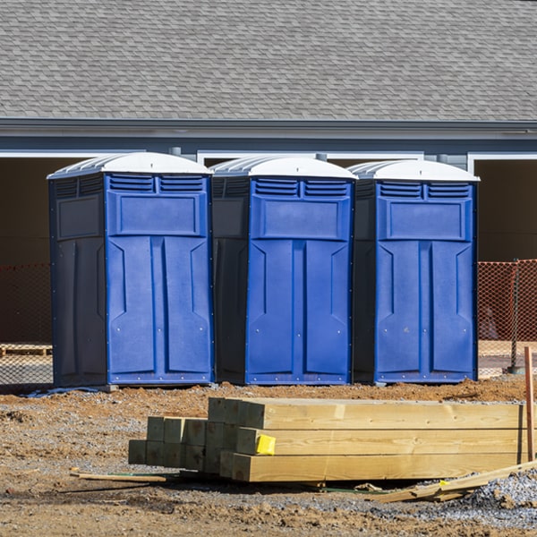 what is the expected delivery and pickup timeframe for the porta potties in Little Rock IL